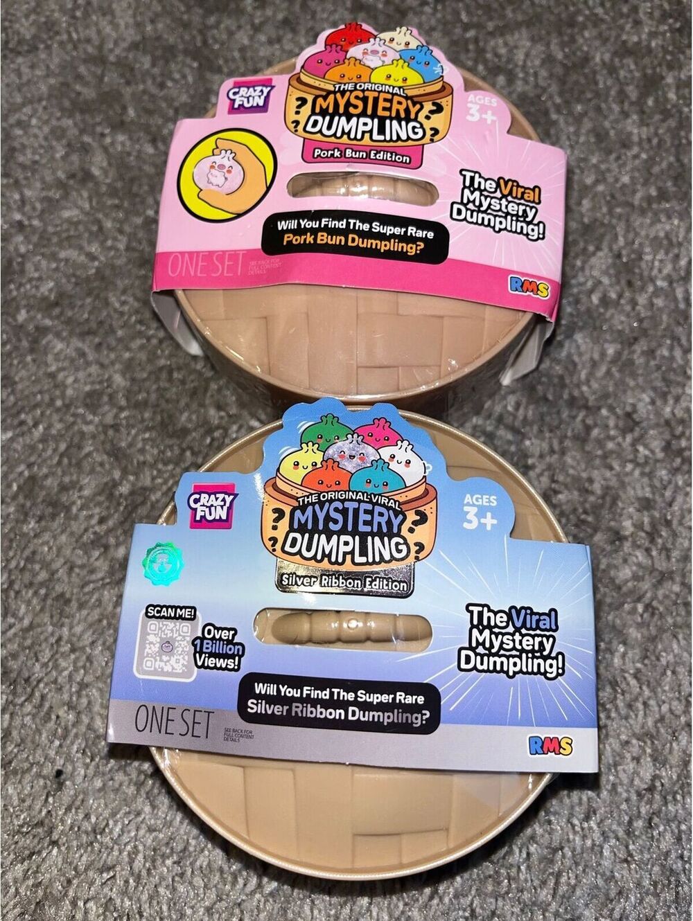 Authentic RMS Mystery Dumpling Bundle Pork Bun + Silver Ribbon Editions